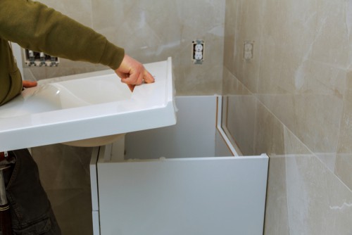 Install A Bathroom Vanity Plumbing, How To Change Bathroom Vanity Plumbing